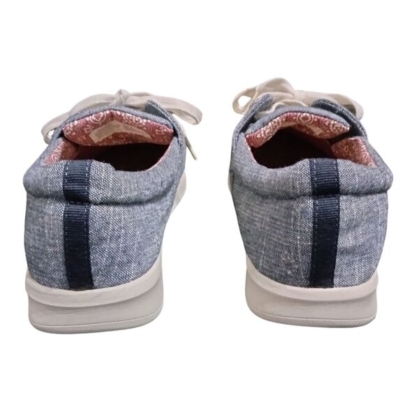 Faded Glory Womens Denim Lightweight Sneakers Memory Foam Insole Size 11 - Picture 6 of 7